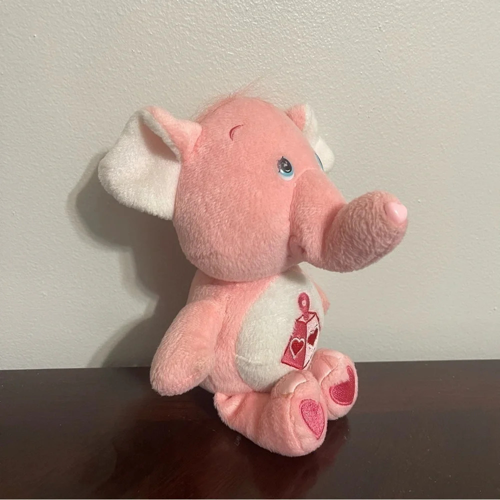 Care Bear Cousins Lotsa Heart Elephant 9” Pink - Picture 2 of 6
